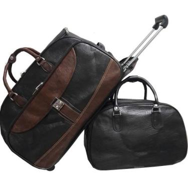 Imagem de Mala Bolsa de viagem Pequena de Bordo, Alça mão e Ombro Resistente Ref