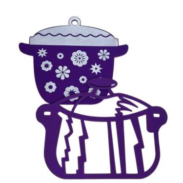 Imagem de Descanso de Panela em Silicone Resistente ao Calor Antiderrapante - ZE