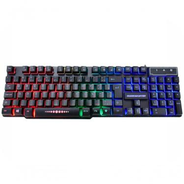 Imagem de Teclado Gamer Km-5228 Rgb Rainbow Anti-ghost,teclas Iluminad