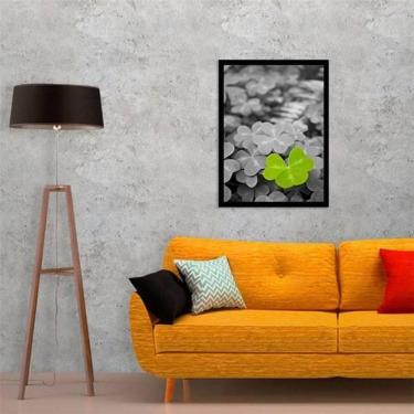 Imagem de Quadro Fotografia Trevo 24X18Cm - Com Vidro
