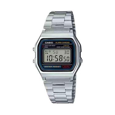 Imagem de Relógio Casio Vintage Prata Unissex A158WA-1DF-SC, Prata
