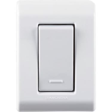 Imagem de Caixa de Sobrepor com 1 Interruptor Simples 10a 250 Volts Branca 57304001 Tramontina Ca...