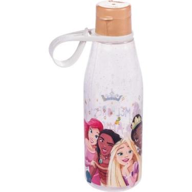 Imagem de Garrafa Plástica Princesas ABRE Fácil 530ML - Plasutil