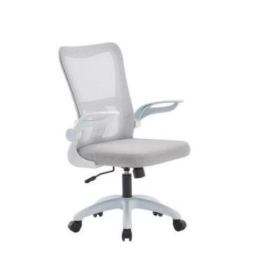Imagem de Cadeira Escritório Baltimore Diretor Rivatti - Branco Cinza