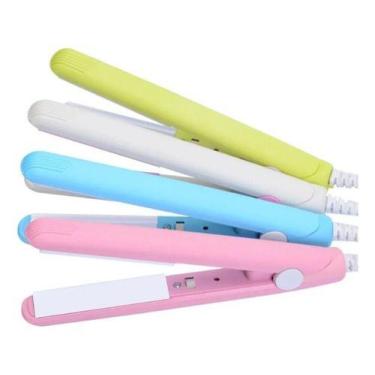 Imagem de Mini Chapinha Prancha Genérica Compacta Para Cabelo Sortidas 127/220v