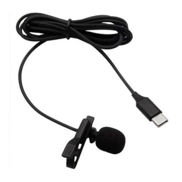 Imagem de Microfone de Lapela com Clipe Profissional Type-C GL-121 - NILOMAX MAG