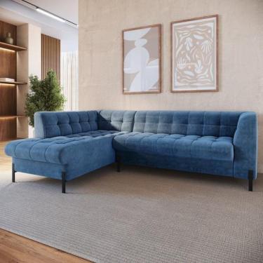 Imagem de Sofá 3 Lugares com Chaise Terminal Cod. 2883 Zênite Yescasa