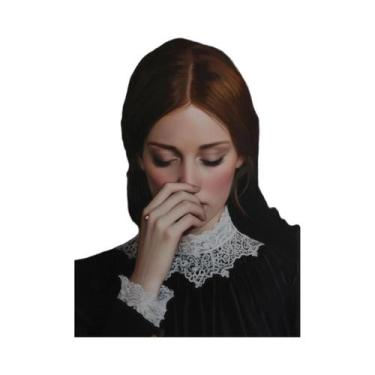 Imagem de Pôster De Banheiro Rainha Vitoriana Em Tela, Arte De Parede Engraçada,