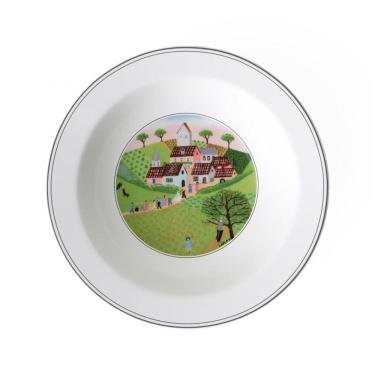 Imagem de Prato para Salada de 19 cm, Mais Elegância em Sua Mesa com Formato Redondo e Material d...