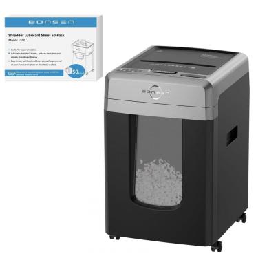 Imagem de Triturador de Papel Automática BONSEN 300Sheet com 50 Folhas de Lubrificante