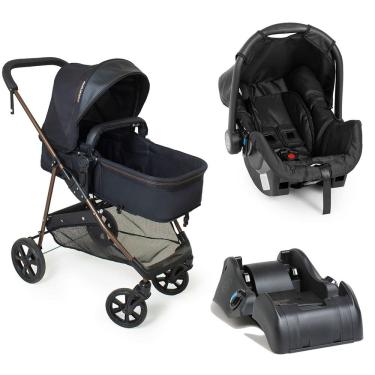 Imagem de Carrinho Napoli G22 Trio Preto Cobre Galzerano