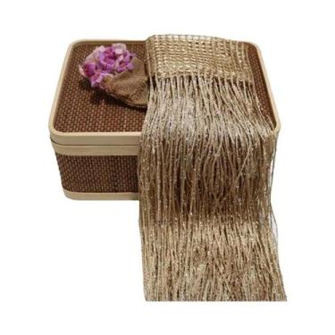 Imagem de Cortina De Cordão Com Glitter E Contas 2Mx1M, Divisória De Ambiente Br