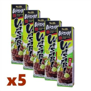 Imagem de Tempero Neri Wasabi Raiz Forte Em Pasta S&b 43gr-(Kit com 5)