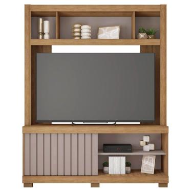 Imagem de Estante Para Tv Até 65 Polegadas Cinne Caemmun Lamina Mel/cacao