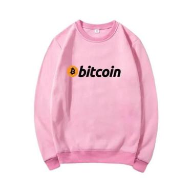 Imagem de Moletom Com Estampa Bitcoin Masculino E Feminino, Confortável, Moderno