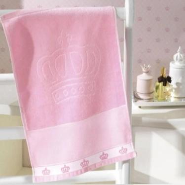 Imagem de Toalha de Mão Lavabo Dohler Baby Classic P/ Bordado 30x45cm, Rosa - 52