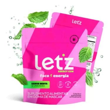 Imagem de Chiclete Energético Letz Gum Pré Treino Cafeína Taurina 1 Un