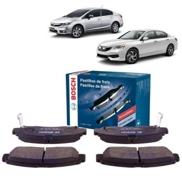 Imagem de Pastilha Freio Dianteira Bosch Civic 1.8-2.0 Acord 3.5 07/16