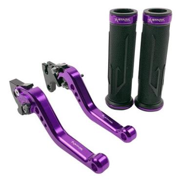 Imagem de Kit Manopla Manete Esportivo Xt660r Xt 225 Tdm 225 Dt 200 - Stark Race