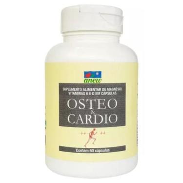 Imagem de OSTEO  CARDIO ANEW 60 CAPS  Suplemento Alimentar com Magnésio, Vitamin