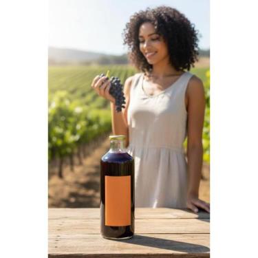 Imagem de 2x Suco Uva Puro 1L Sem Glúten Garrafa Vidro Sabor Puro - Congratulati