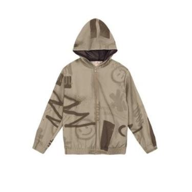 Imagem de Jaqueta infantil menino em microfibra estampada Brandili-Masculino