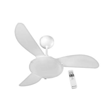 Imagem de Ventilador Teto Sunny Ventisol C/ Controle Bivolt Branco, Bivolt