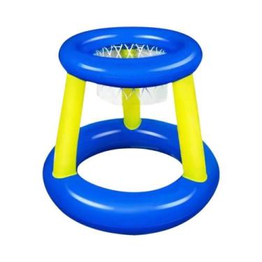 Imagem de Suporte Inflável Interativo Para Basquete Para Piscina, Brinquedo De T