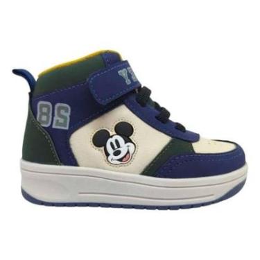 Imagem de Tênis Infantil Botinha Disney - Branco off-Masculino