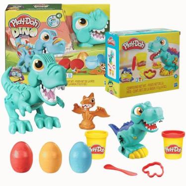 Imagem de Kit Massinha Play Doh Dino Crew e Mini Dino T-Rex - Hasbro
