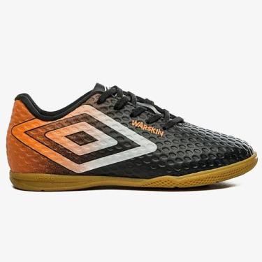 Imagem de Tênis Futsal Umbro Warskin Jr Infantil Preto, I35