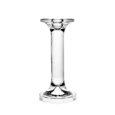 Imagem de Candelabro Castiçal Porta Velas de Vidro 8x16cm 61729 - Rojemac
