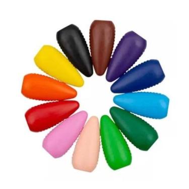 Imagem de Giz 12 cores plastico 18782 buba, UNICA