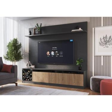 Imagem de Rack com Painel Ripado para TV até 60 Polegadas 200CMX149,5cm Impressã