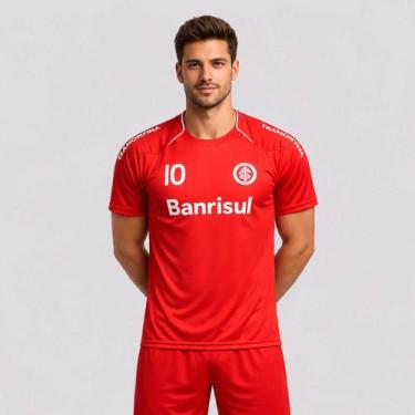 Imagem de Camisa Internacional Retrô 2010 D Alessandro Vermelha - OLDONI, GG