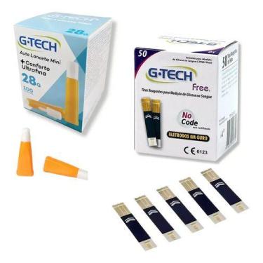 Imagem de Fitas Tiras G-tech + Autolancetas Mini - Gtech