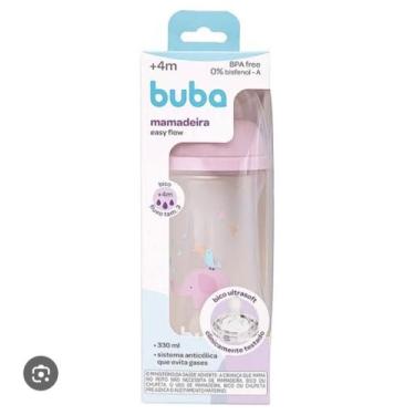 Imagem de Mamadeira Buba +4M Easy Flow, Rosa