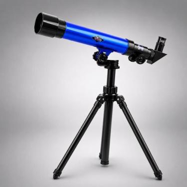 Imagem de Telescópio Infantil Astronômico com Tripé e 3 Oculares 20X 30X 40X par