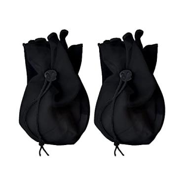 Imagem de Kit 2 Coador PP Voal Preto Leites Vegetais Suco Verde Kefir