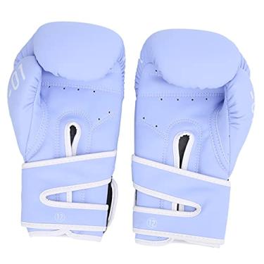 Imagem de 01 Luvas de combate, luvas de boxe, luvas de Kickboxing, respiráveis, com orifícios de ventilação para treinamento (roxo)