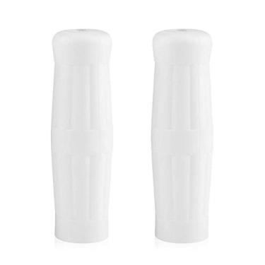 Imagem de Guidão de borracha para motocicleta de 2,54 cm - Keenso Universal antiderrapante guidão clássico vintage guidão barra de mão, design de garrafa de cocaKeenso default branco Keenso2mw07x964c-02