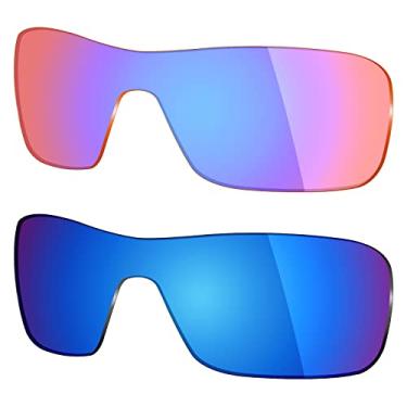 Imagem de 2 pares de lentes polarizadas de substituição da Mryok para óculos de sol Oakley Turbine Rotor – Opções