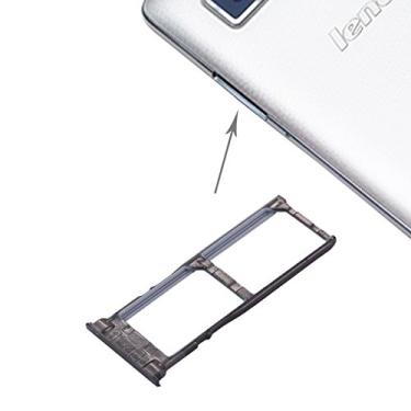 Imagem de Peças sobressalentes de reposição Lenovo Vibe Z/K910 Bandeja de cartão SIM (Preto) Peças de reparo (Cor: Preto)