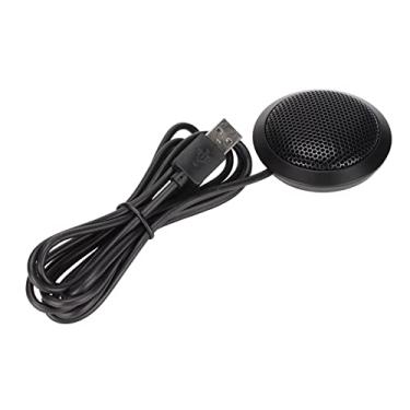 Imagem de Microfone de computador de mesa, microfone de conferência com fio plug and play de 74,8 polegadas para podcasts