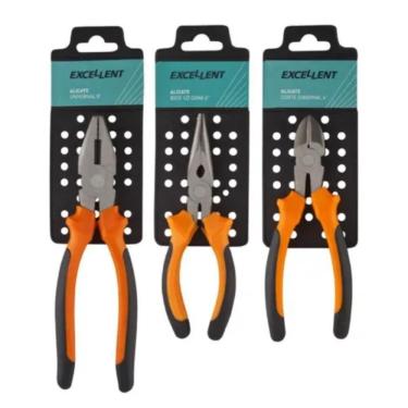 Imagem de Jogo De Alicates Universal 1/2 Cana E Corte Eda