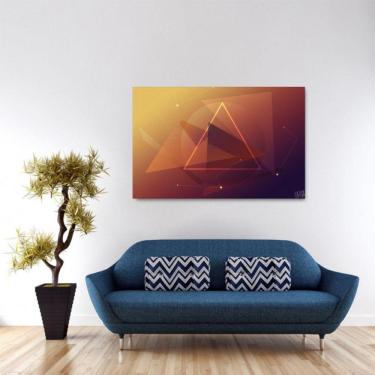 Imagem de Quadro Abstrato decorativo com Tela em Tecido