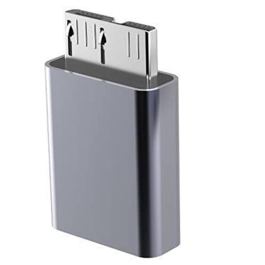 Imagem de Adaptador de conector macho ND USB 3.1 Tipo C fêmea para USB 3.0 Micro B plugue macho sincronização de dados