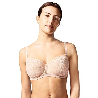 Imagem de Chantelle Sutiã feminino de renda sem forro para o dia à noite, Blush nude, 38B