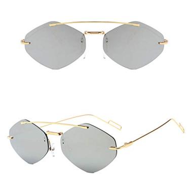 Imagem de Óculos de Sol Quadrado Vermelho Preto Feminino Marca Trendy Liga Duplo Feixe Óculos Feminino Óculos de Sol Feminino UV400 Gafas,3,A