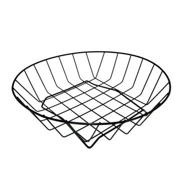 Imagem de Fruteira De Mesa Redonda Preto 30X9Cm Madefer